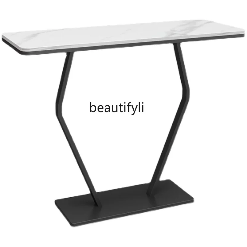 

LBX Plate Console Tables Hotel Living Room New Chinese Modern Narrow Table Home Hallway Decoration a Long Narrow Table