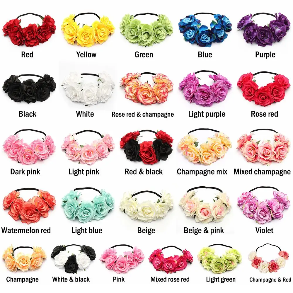 Модные женские аксессуары для волос Дамский эластичный венок повязка на голову