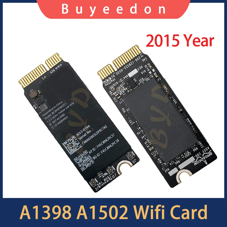 Оригинальная BCM943602CS A1398 Wi-Fi карта для Macbook Pro Retina 13 дюймов A1502 Bluetooth 4 1 2015 года -