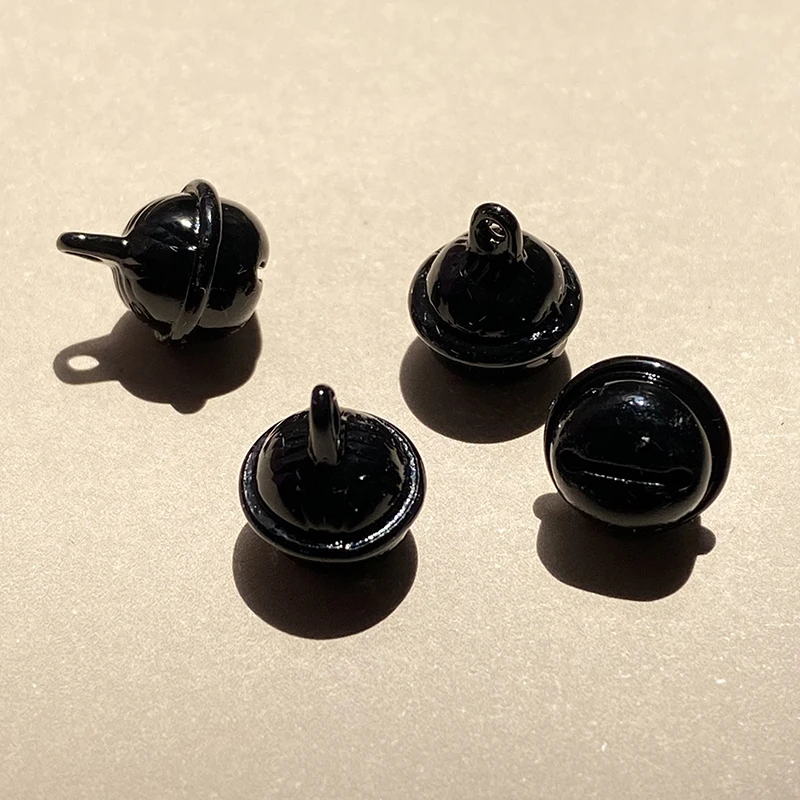 10 шт. 3D твердый Рождественский Шарм-колокольчик из сплава милая маленькая