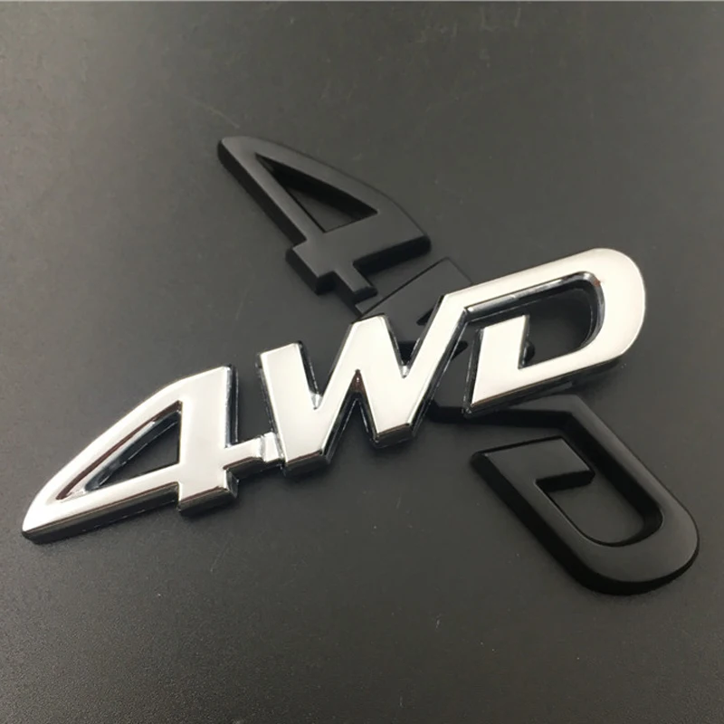 1 шт. Модный 3D хромированный металлический логотип 4WD автомобильный боковой