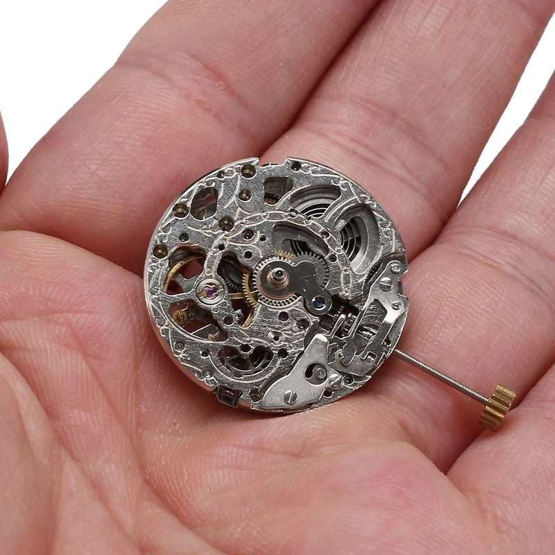 Automatic Mechanical Movement Hollow Out Three-Needle Movement Gold Machine For 8205 Movement Watch Accessories