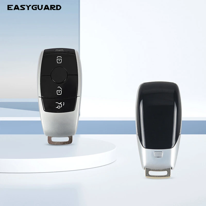 

EASYGUARD Smart Key PKE пассивный бесключевой доступ, подходящий для автомобилей Benz с зажиганием FBS4 и кнопка запуска OEM, дистанционное открывание багажника