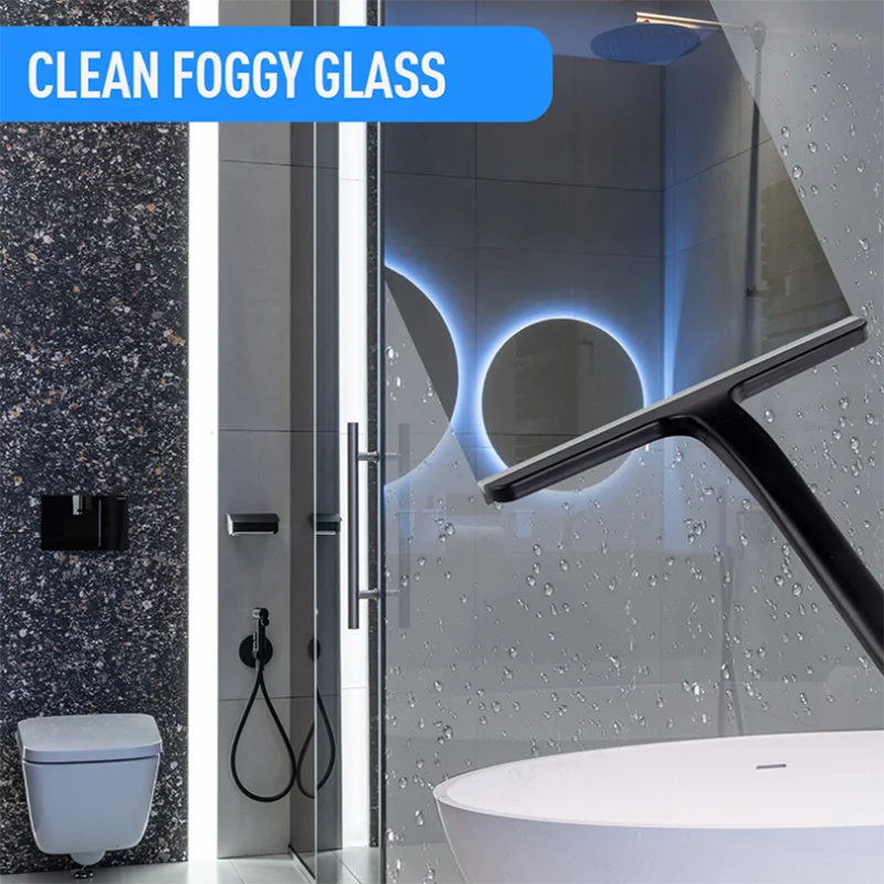 

Скребок для душа, скребок для стекла, скребок для душа с силиконовым держателем, скребок для зеркала, скребок для кухни в ванной комнате