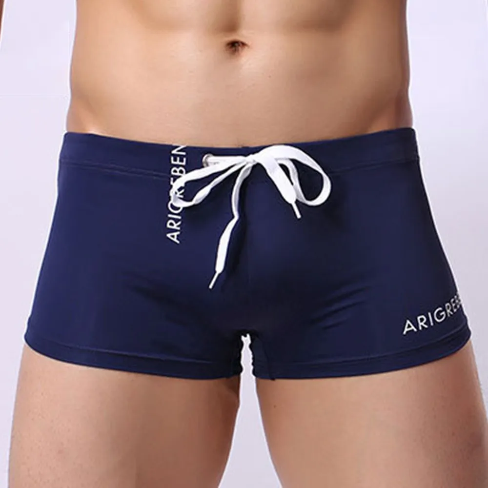 

Men Boxer Sexy Men's Swimming Pants Fashion Tether Hot Spring Shorts Quick Dry Boxer Briefs Surfing Swimming Shorts Underwear