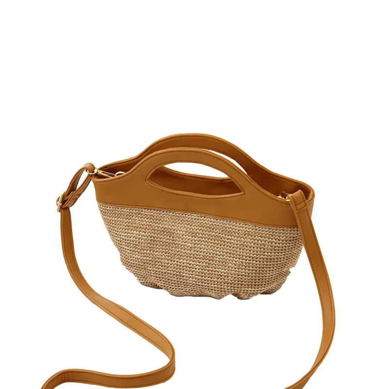 

2022 New Female Bag Multifunctional Shell-Shaped Straw Bag Fashion Trend Beach Holiday Women's Handbag