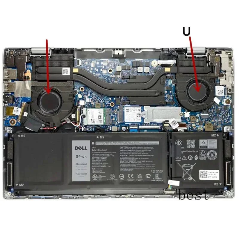 Новый оригинальный охлаждающий вентилятор для ноутбука процессора и