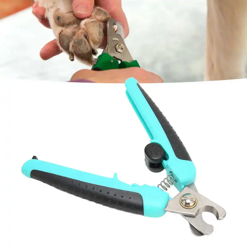

Pet Nail Clippers Stainless Steel Blade Cat Claw Trimmer with Comfortable Handle for Pets Dogs Cats d