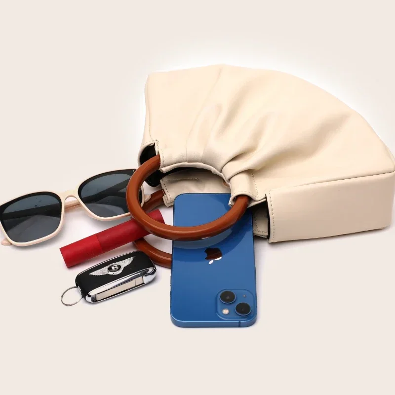 Модная бархатная сумка для женщин 205 новая модная на запястье со складками из