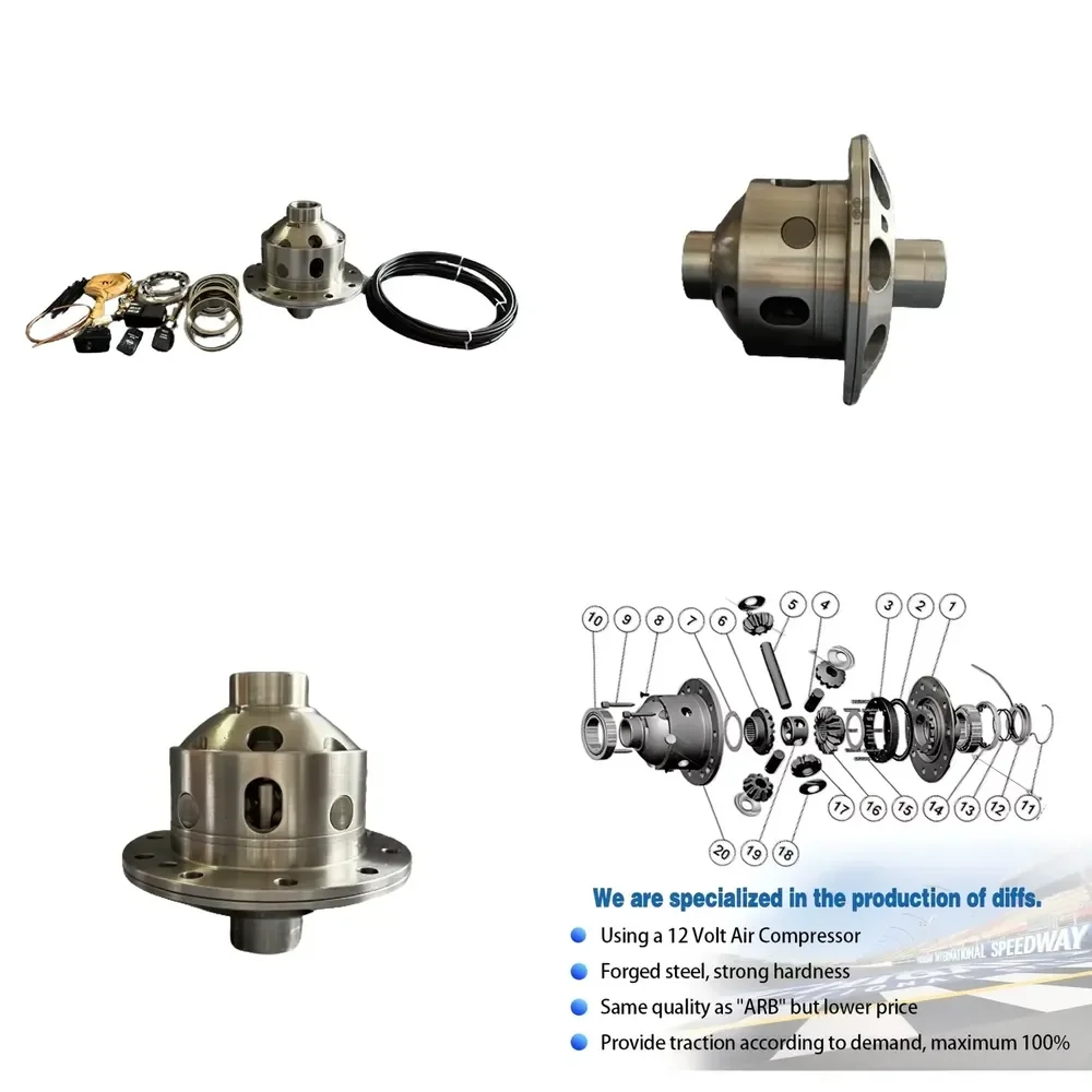 Фото Дифференциальный блокиратор RD132 Air Qi (пневматический) для Bundera Landcruiser II LJ70 RJ70, 10 болтов, проверенный заводом №2