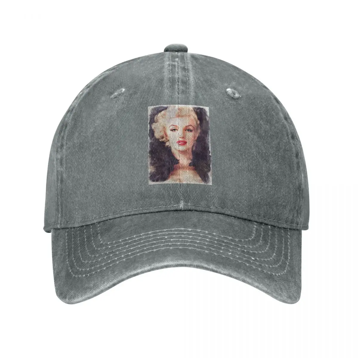 

Marilyn Monroe-Акварельная винтажная-D16 Ковбойская шапка Bobble головной убор Снэпбэк Кепка мужская кепка роскошный бренд для женщин