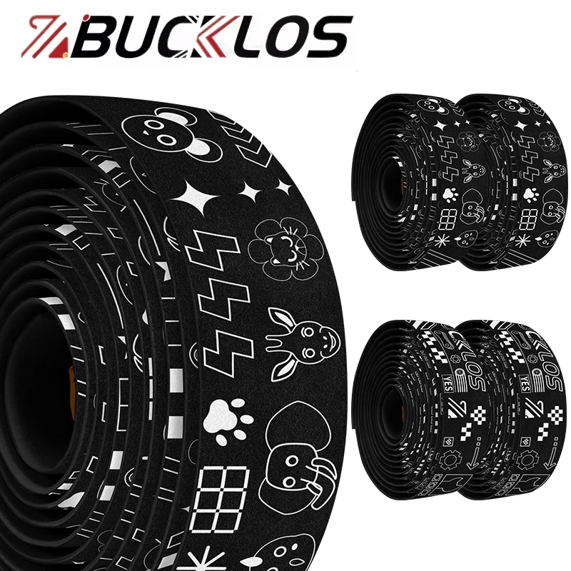 BUCKLOS ленты для шоссейного велосипеда амортизирующие велосипедного руля