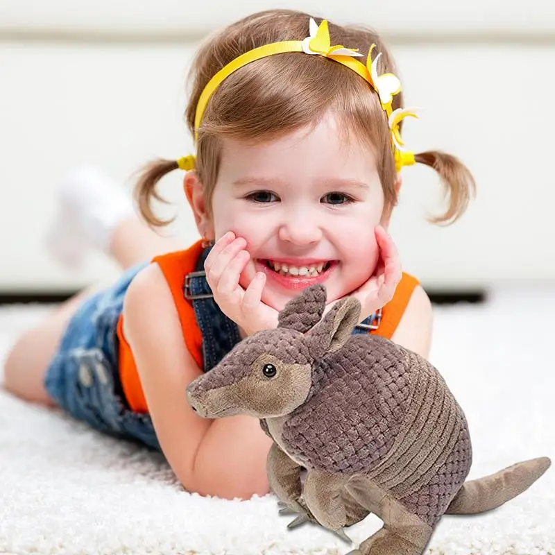 

Мягкая полипропиленовая хлопковая наполняемая подушка, милые мягкие плюшевые удобные подушки для сна Armadilo для игр, Детские аксессуары для дома