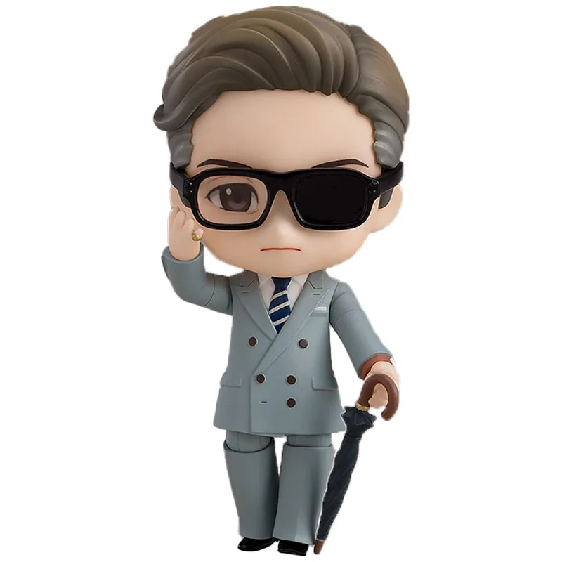 

100% Original Good Smile Nendoroid GSC 1825 Kingsman The Secret Service Harry Galanad Hart Anime Figure Model
