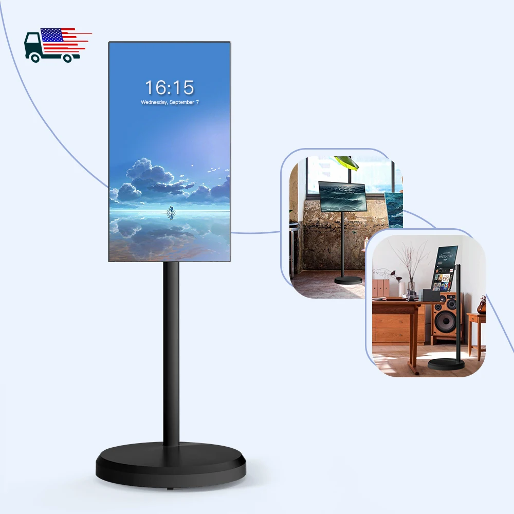 Большой размер 21 5 дюймовый съемный смарт-экран Android 12 система In-cell Smart TV