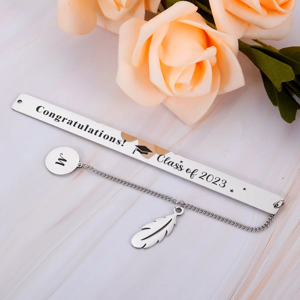 

Grad Bookmark Senior High Graduation Gifts for Him Her Son Custom Name to BBF Bookish Inspirational Bookmark Gift Class of 2023