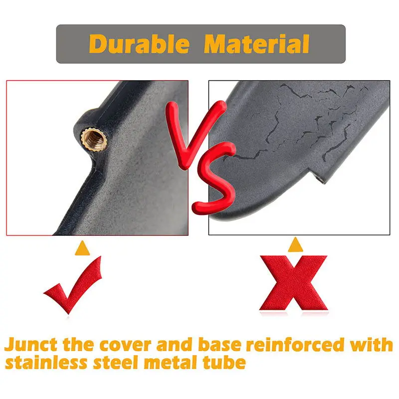 Замена корпуса козырька солнцезащитного зеркала автомобиля с функцией рифмовки, подходит для Porsche 996 997 911 986 987 Boxster Cayman Матовый черный.