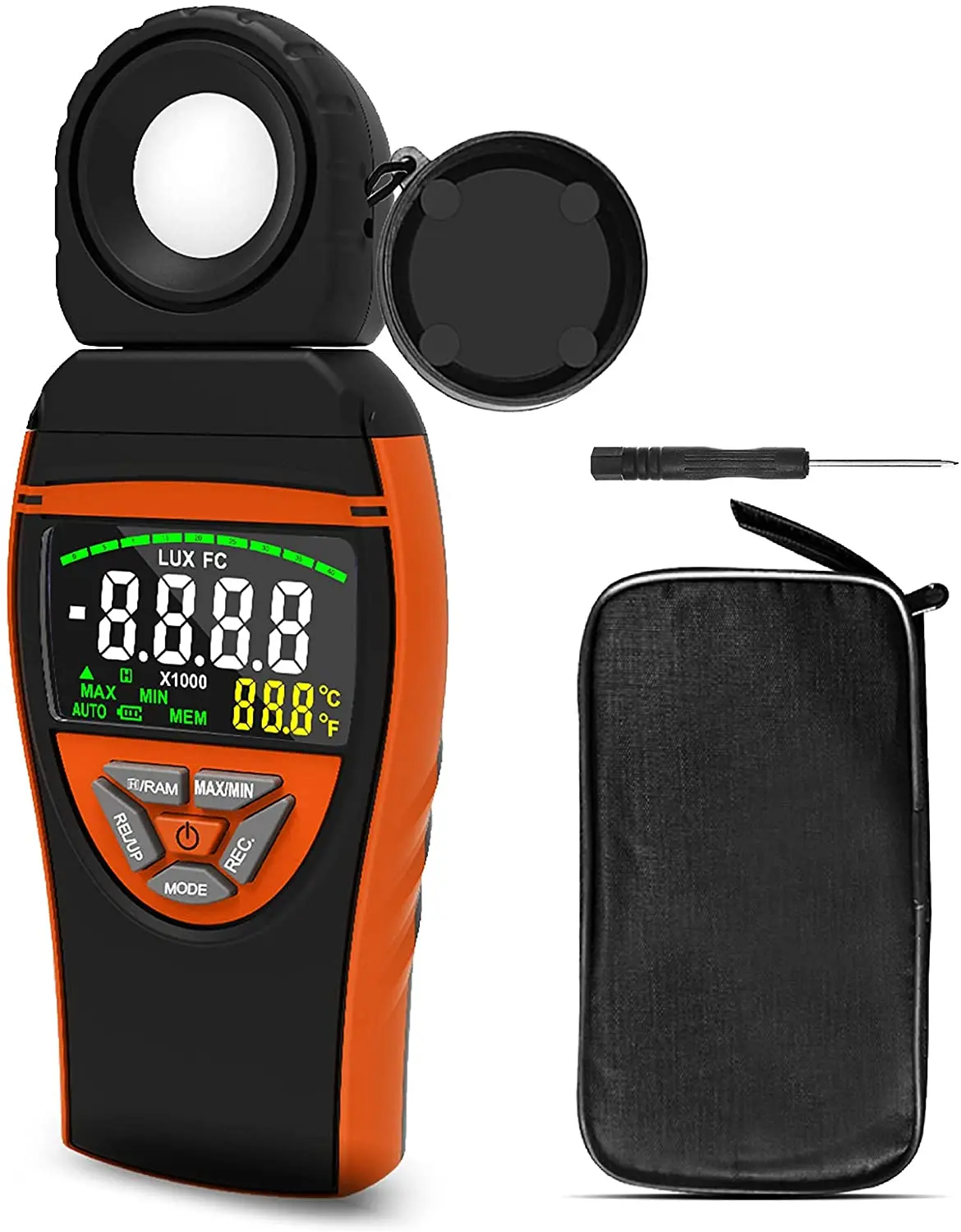 Meter Holdpeak 8801a Digital Illuminance/light Meter 400,000 Lux Data Storage Color Lcd Screen For Photography Grow Plants