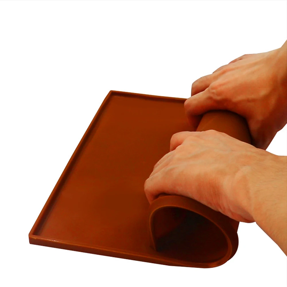 Силиконовый антипригарный коврик для выпечки в швейцарском Рулоне