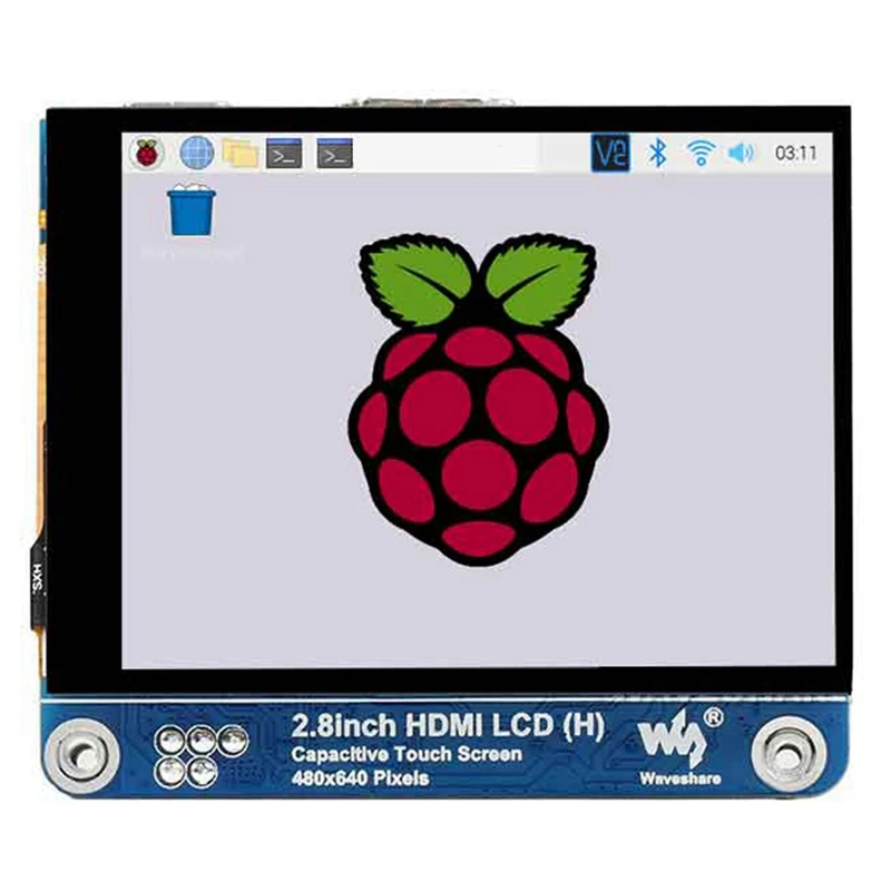 Фото ЖК-дисплей HDMI Waveshare 2.8 дюйма с сенсорным экраном совместимый 480x640 для Raspberry Pi 4B 3B+ и Jetson Nano ЖК-дисплей HDMI Waveshare 2.8 дюйма с сенсорным экраном совместимый 480x640 для Raspberry Pi 4B 3B+ и Jetson Nano