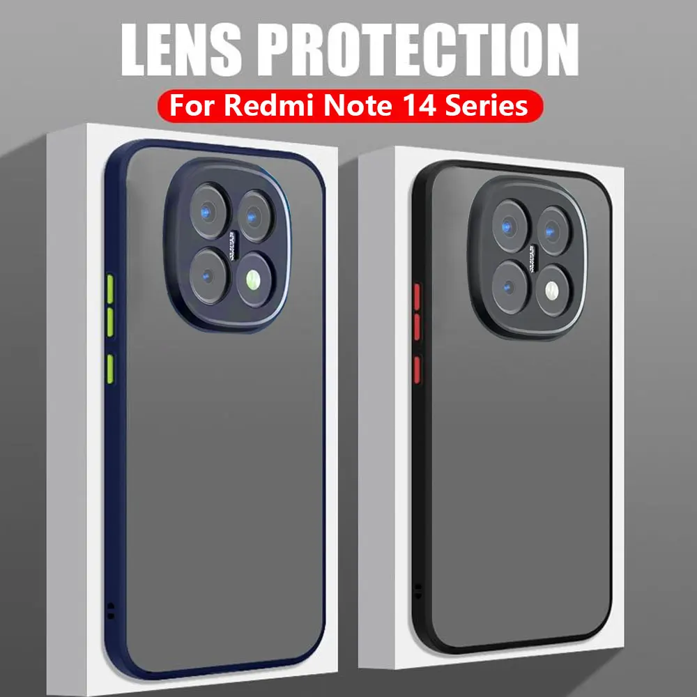 Фото Противоударный матовый чехол-броня для Xiaomi Redmi Note 14 Pro Plus / Redmi Note 14 Pro+ 5G, силиконовый мягкий бампер-накладка №1