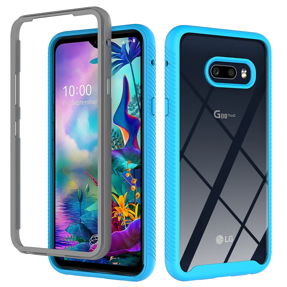 

Case For LG V50S ThinQ G8X Phoenix 5 K31 K51 K61 K41S K51S Rugged Shockproof Bumper Cover Degree Body Protection Phone