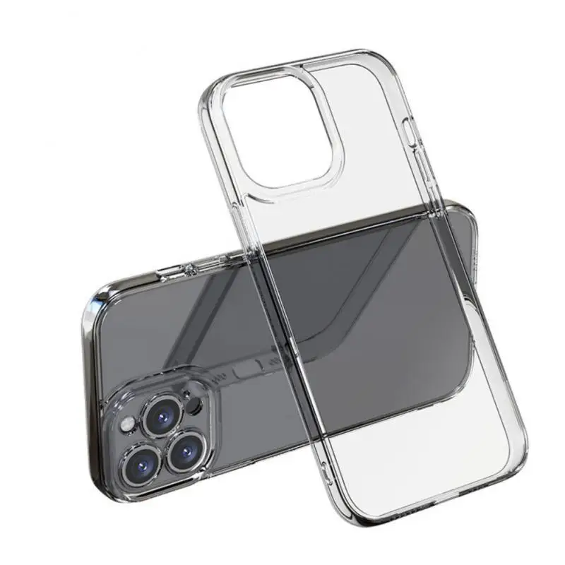

Silicone Soft Cover For IPhone 14 Protective Case Transparent Phone Case TPU Mobile Phone Shockproof Anti-fall Protective Shell