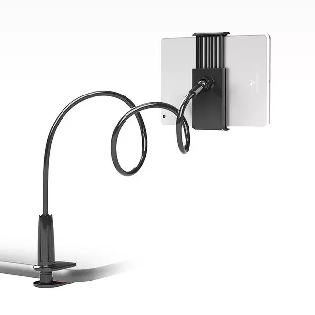 

Rotating Long Arm Lazy Stand Universal Smartphone Tablet Clip Base Bed Support Clamp RackPhone Holder Stable Spiral Base 360° 2