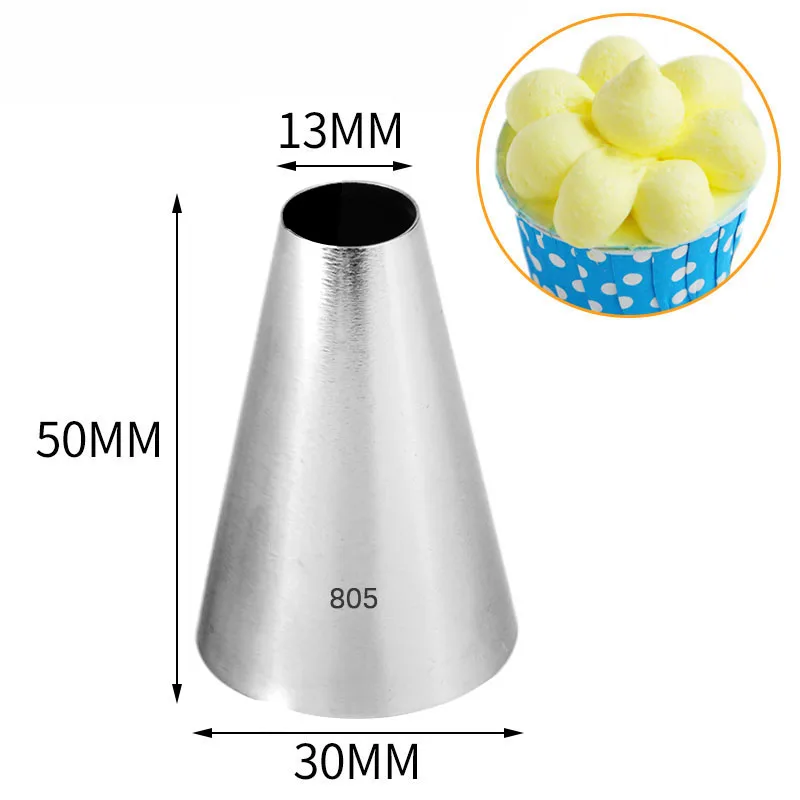 

Круглые кондитерские насадки из нержавеющей стали Macron Cookie #801 #802 #803 #804 #805