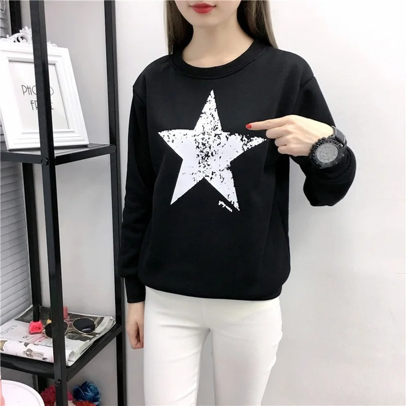 

Толстовка Женская зимняя утепленная с круглым вырезом и длинным рукавом