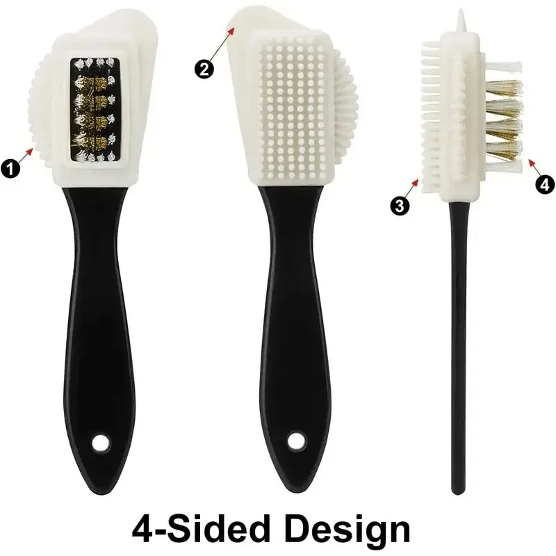 Щетка для замши нубука обуви 3 стороны