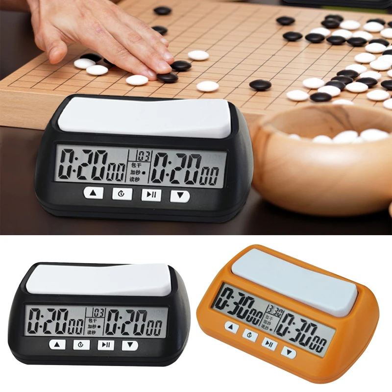 

Профессиональные шахматные часы, Компактные цифровые часы, таймер обратного отсчета, настольная игра, секундомер, бонусное соревнование, счетчик часов, Прямая поставка