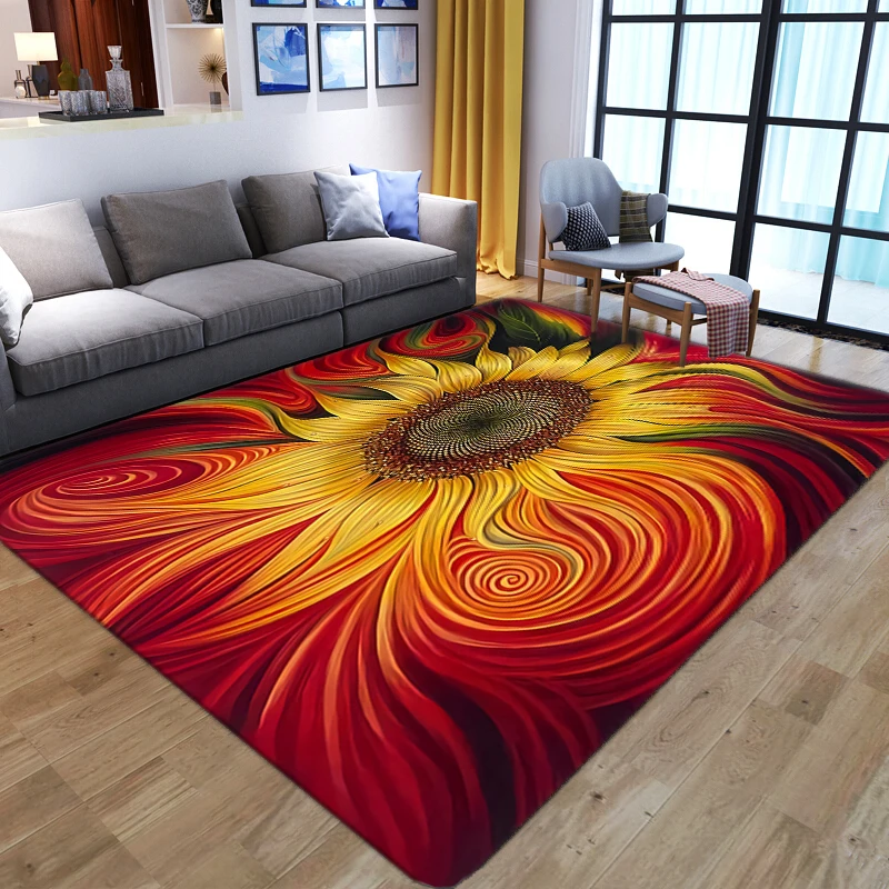 

3D художественное искусство, украшение для дома, гостиной, спальни, прикроватный диван, кабинет, детский игровой коврик, мягкий большой напольный коврик