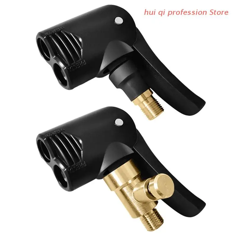 

Tyre Valve Air Chuck Connector Car Tip For Tyre Inflation Lock Clip-on H8WE
