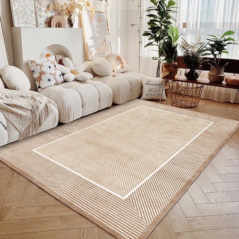 

Nordic Style Simple Warm Living Room Large Area Carpet Bedroom Decor Rugs Studio Lounge Rug Home Decor Sofa Floor Mat Non-slip