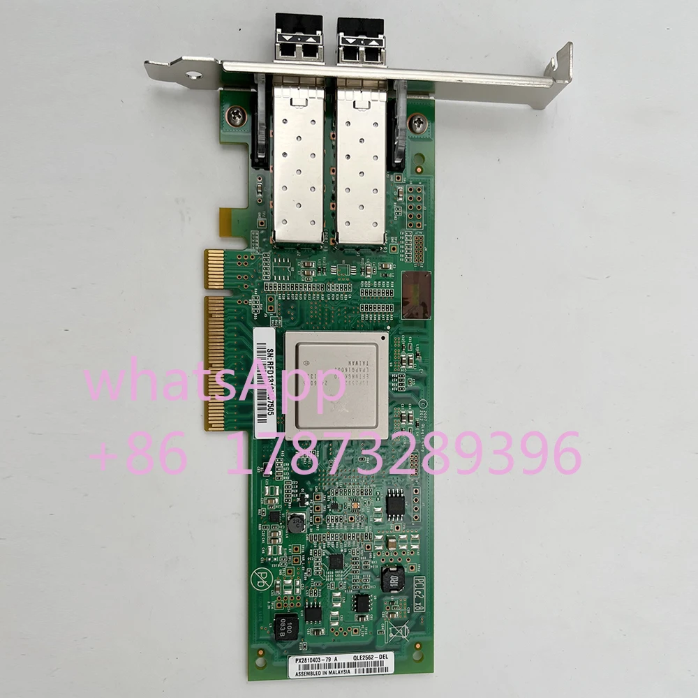 QLE2562-DEL двухпортовая оптоволоконная карта для QLOGIC 8 ГБ HBA 0MFP5T