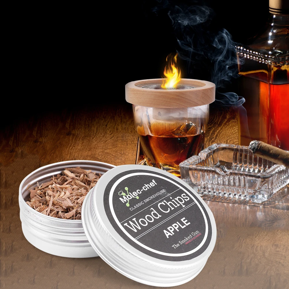 

BBQ Wood Chips Smoker Cooking Apple Pecan Cherry Oak Sawdust Wood Chips For Cold Smoker Natural Fruit Wood Sawdust Smoked Kit