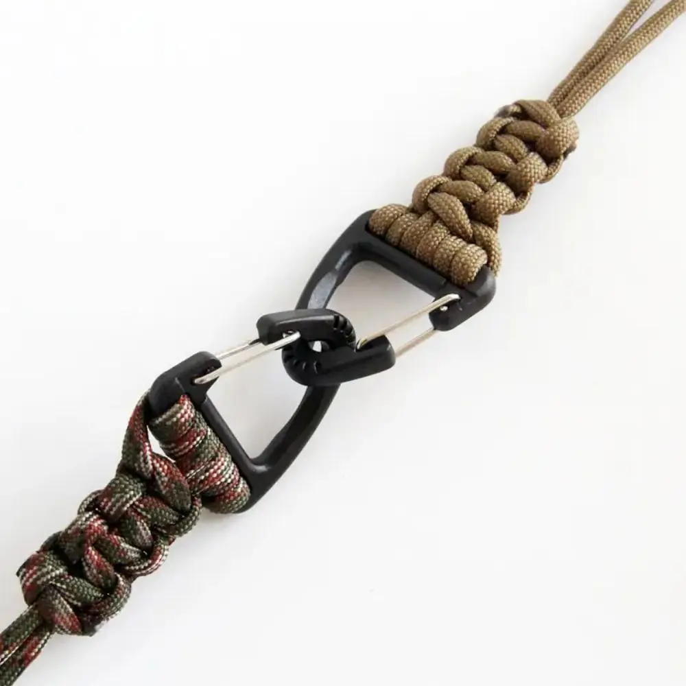 Треугольная Пряжка высокопрочный Плетеный брелок с защитой от потери 20 см
