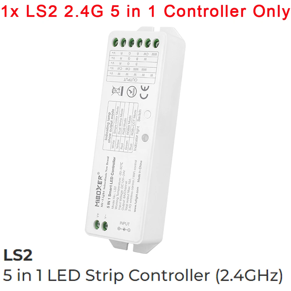 

MiBoxer LS2 RGB контроллер для светодиодной ленты