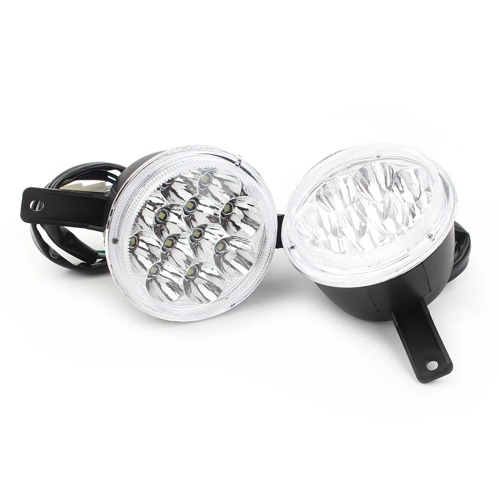 1 пара светодиодных фар 3-проводной для ATV Quad GY6 150CC 250CC Taotao Coolster Peace Utility