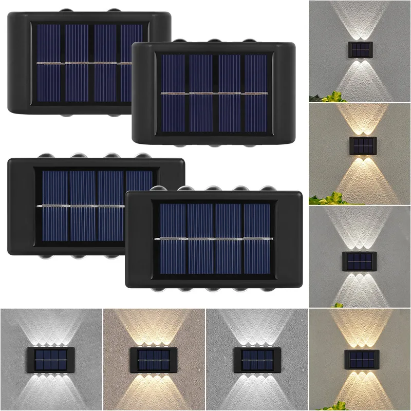 

16LED Outdoor Solar Garden Light Led Waterproof Decor Wall Lamp for Fence Porch Country Balcony House Garden Street Lighting