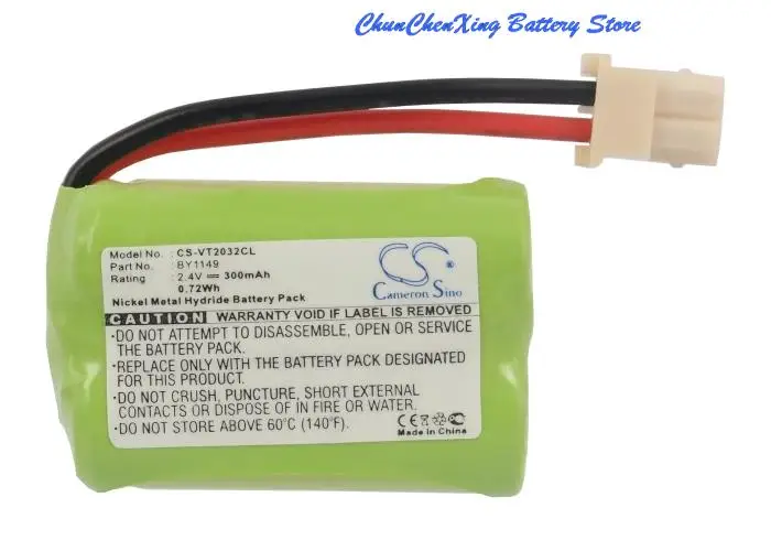 Аккумулятор Cameron Sino 300 мАч BY1149 для V TECH VT2032 VT2032RD VT2032WT