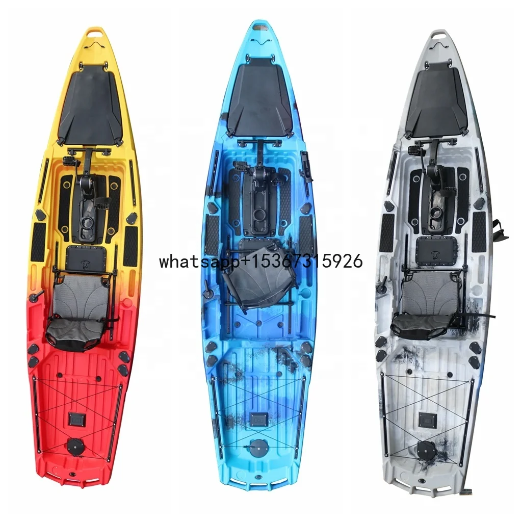 Рыболовный каяк Vicking 13 футов с педальным приводом оптовая продажа на одного