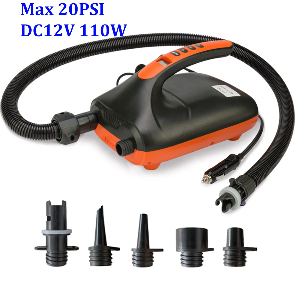 20/16 PSI двухступенчатый электрический воздушный насос интеллектуальный надувной