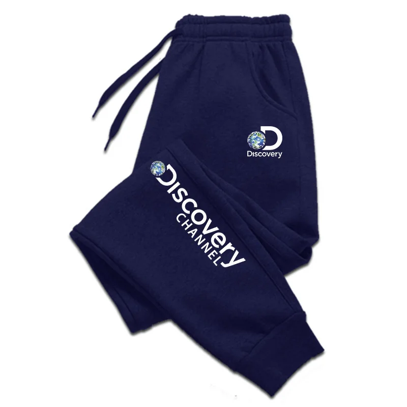 

Discovery Fashion Brand Men's Clothing Trousers Drawstring Casual Pants Sweatpants Autumn And Winter Jogging Sports Pants