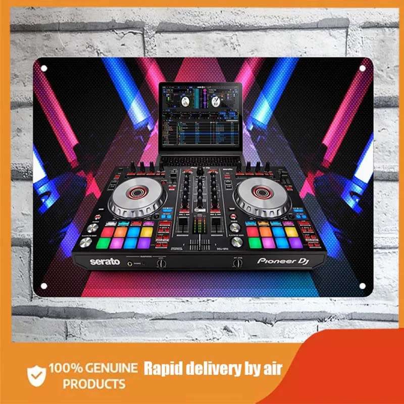 

20 x 30cm Metal Tin Sign Pioneer Dj Controller Abstract Decor Bar Pub Vintage Retro Wall Home Club Tavern Cafe Garage Art Tin 03