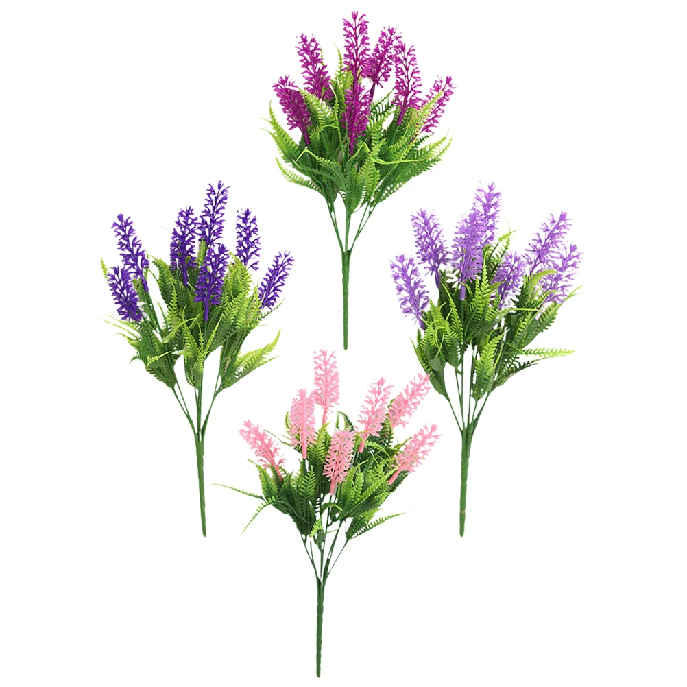 

4 Pcs Bouquet Flowers Artificial Ears Wheat Plastic Ramo De Flores Artificiales