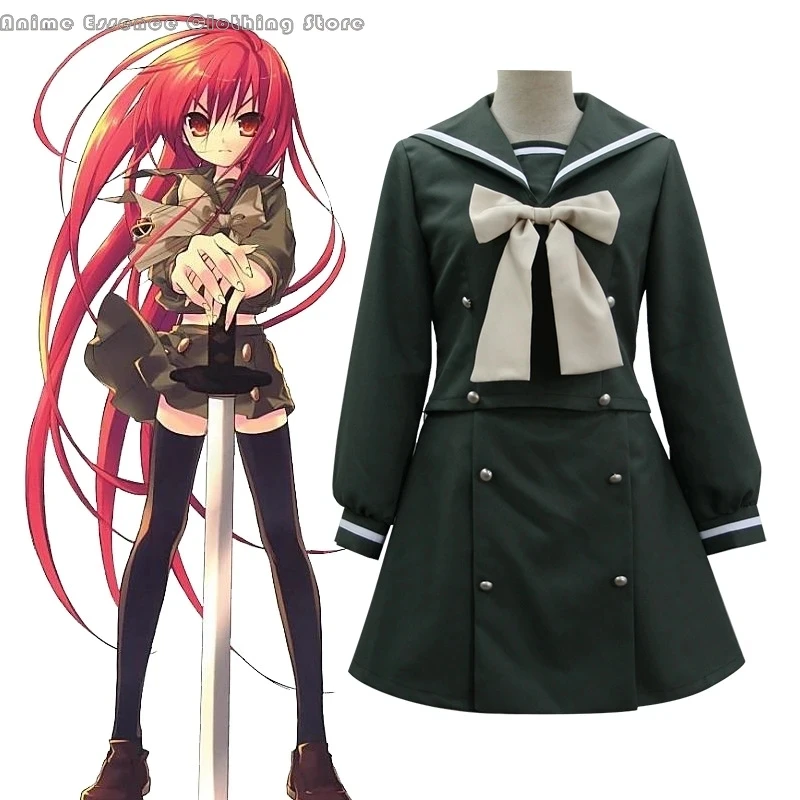 Аниме Shakugan No Shana Косплей Костюм Школьная форма JK Одежда Костюмы на Хэллоуин Парик