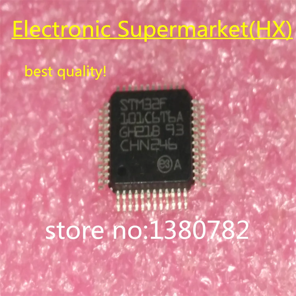 

Free shipping 10pcs/lots STM32F101C6T6A STM32F101C6T6 STM32F101 QFP-48 IC In stock!