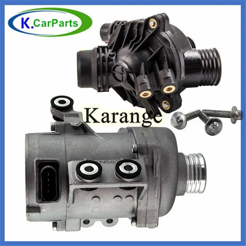 11517586925 11537549476 Электрический водяной насос + термостат для BMW E60 E61 E81 E87 E90 E91 X1 X3 X5 Z4 325i